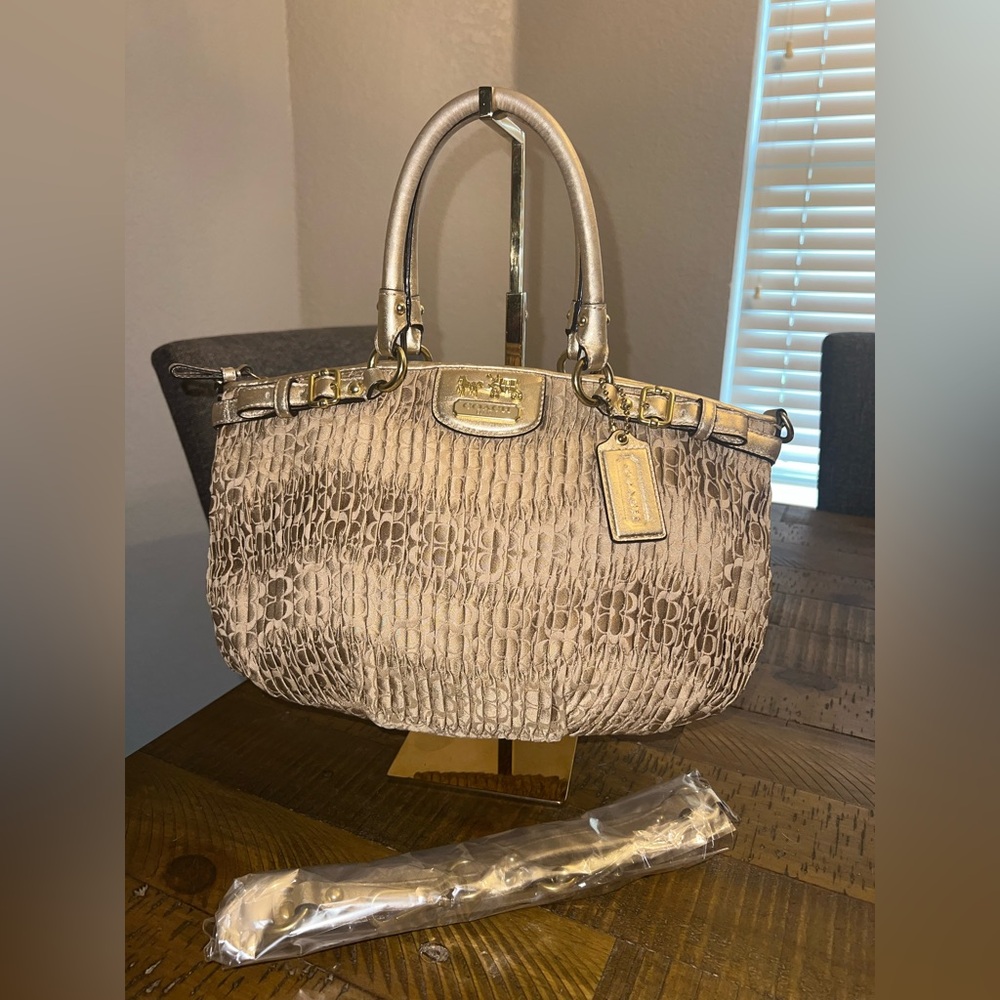 Coach Metallic Gold Bag